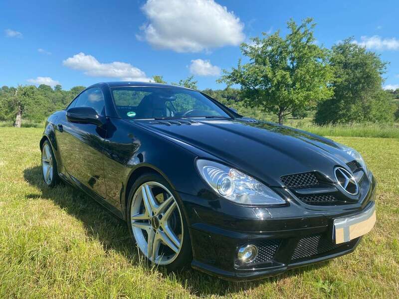 Schwarz Gebraucht 2008 Mercedes SLK200 Cabrio | 15.000 € (Teuer) - Bild 1/4