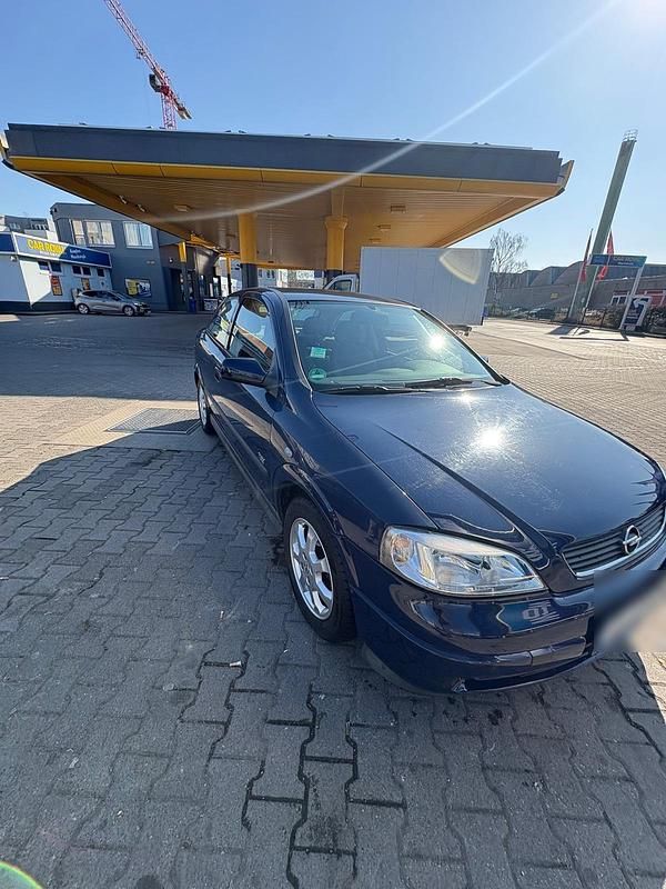 Gebraucht Opel Astra 85 PS (62 kW) 2003 Blau Kleinwagen