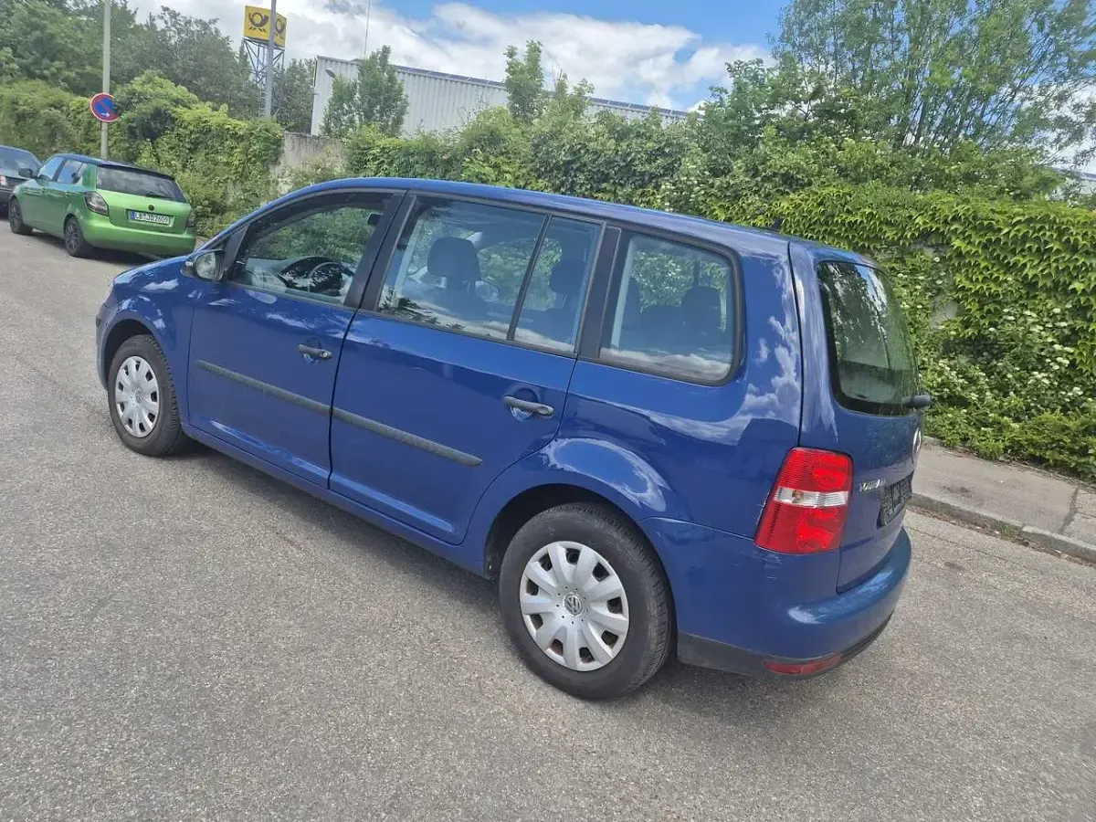 Gebraucht VW Touran Conceptline 140 PS (102 kW) 2009 Indienblau Van / Kleinbus