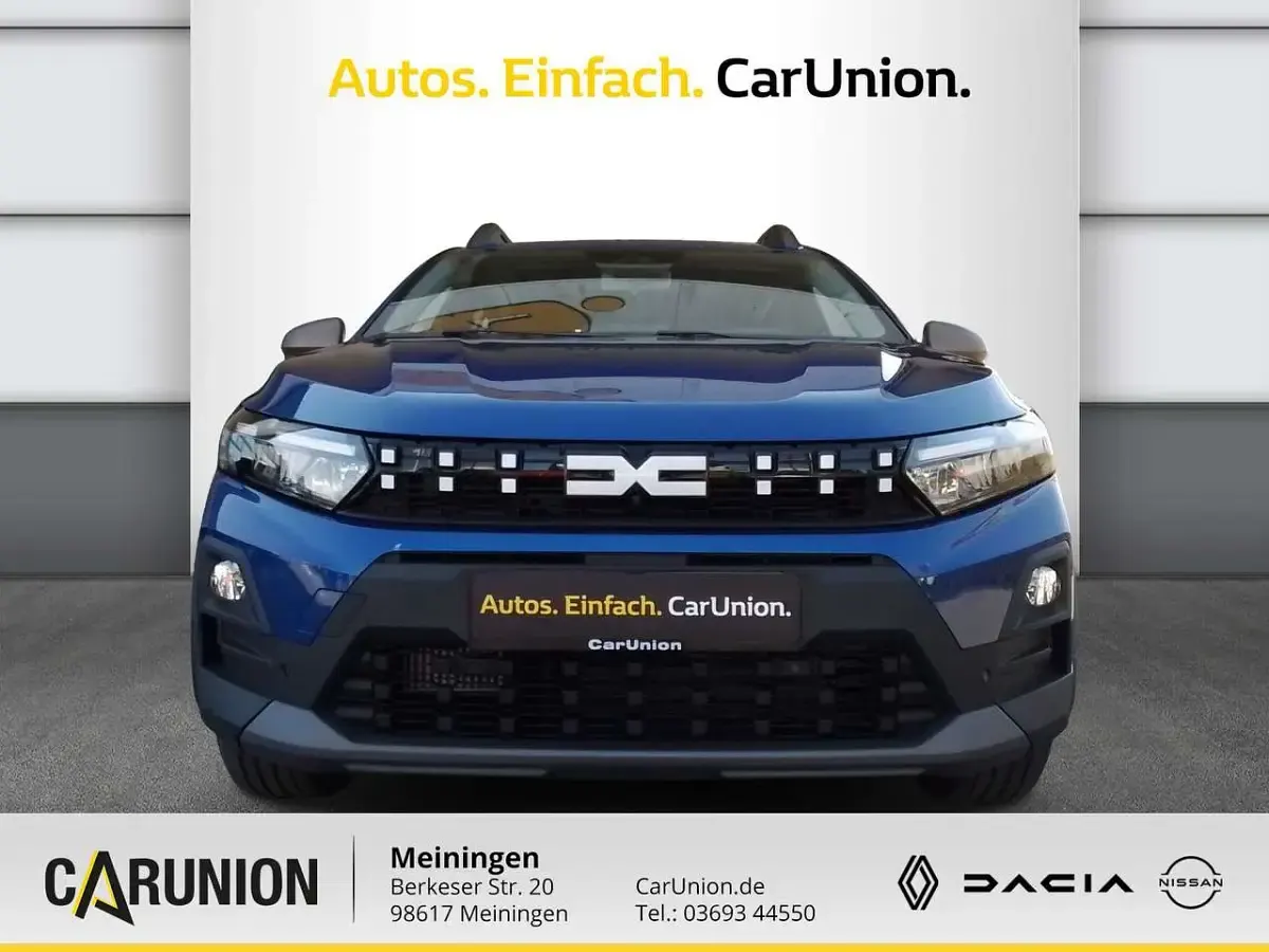 Neu Dacia Sandero Extreme 110 PS (80 kW) 2026 Ironblau metallic Limousine