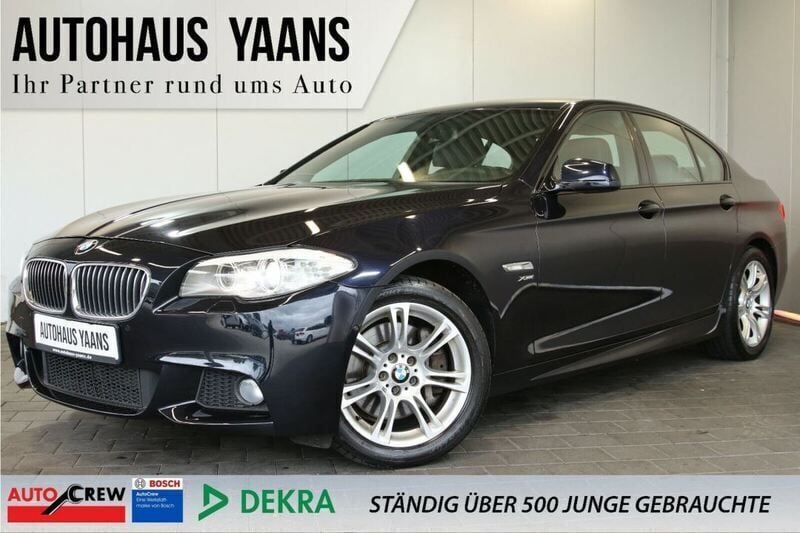 Carbonschwarz metallic Gebraucht 2012 BMW 525 M Sport Limousine | 19.699 € (Teuer) - Bild 1/4