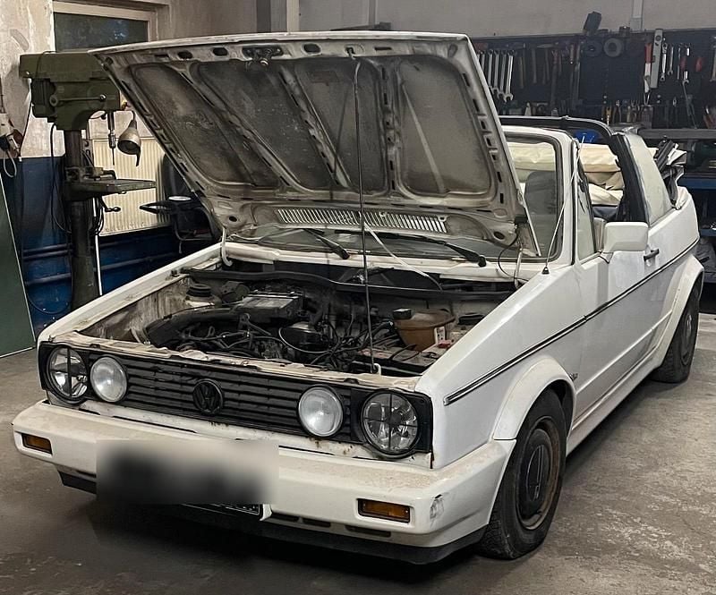 Gebraucht VW Golf Cabriolet 72 PS (52 kW) 1988 Weiß Cabrio