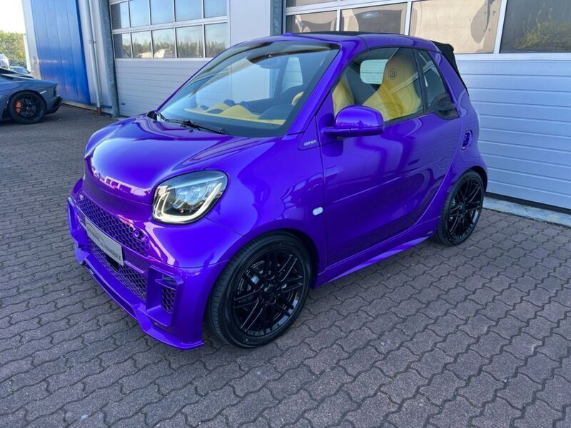 Violett Neu 2025 Smart ForTwo Electric Drive Brabus Cabrio | 45.850 € - Bild 1/4