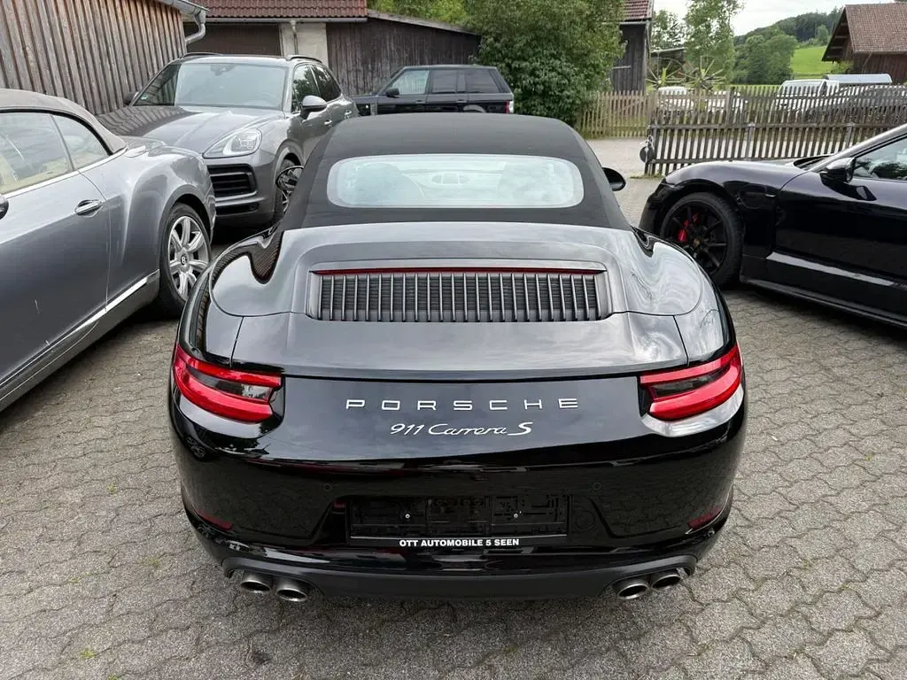 Gebraucht Porsche 911 Carrera S Cabriolet 420 PS (308 kW) 2016 Tiefschwarz Cabrio