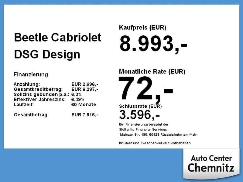 Gebraucht VW Beetle Cabriolet Design 140 PS (102 kW) 2014 Toffeebraun metallic Cabrio