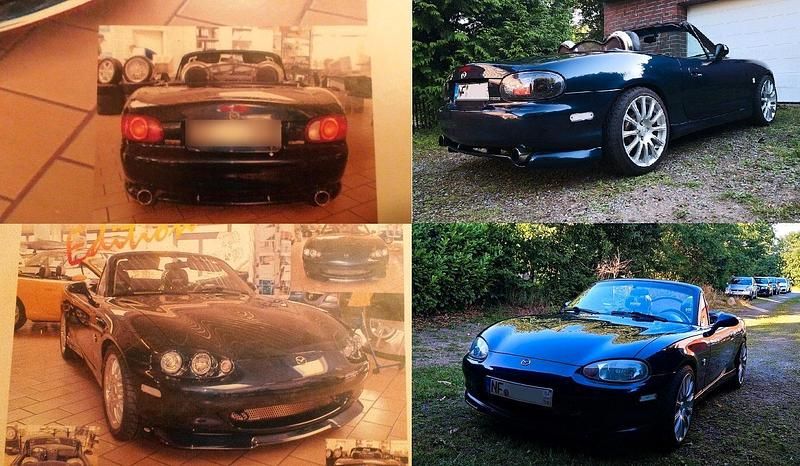 Second-hand Mazda MX5 140 CP (102 kW) 2000 Albastru Cabrio