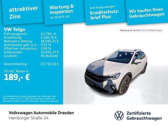 Gebraucht VW Taigo Style 110 PS (80 kW) 2023 Ascotgrau SUV