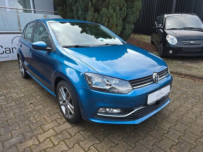Gebraucht VW Polo Highline 110 PS (80 kW) 2016 Blau Kleinwagen
