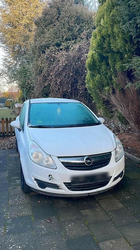 Weiß Gebraucht 2010 Opel Corsa Limousine | 1.200 € (Superpreis) - Bild 1/4