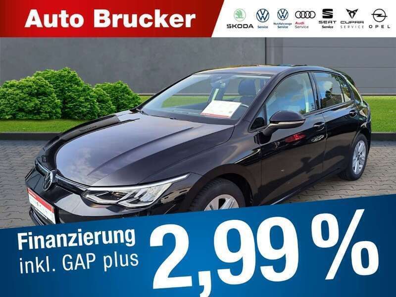 Schwarz Gebraucht 2021 VW Golf VIII Life Limousine | 21.850 € (Fairer Preis) - Bild 1/4
