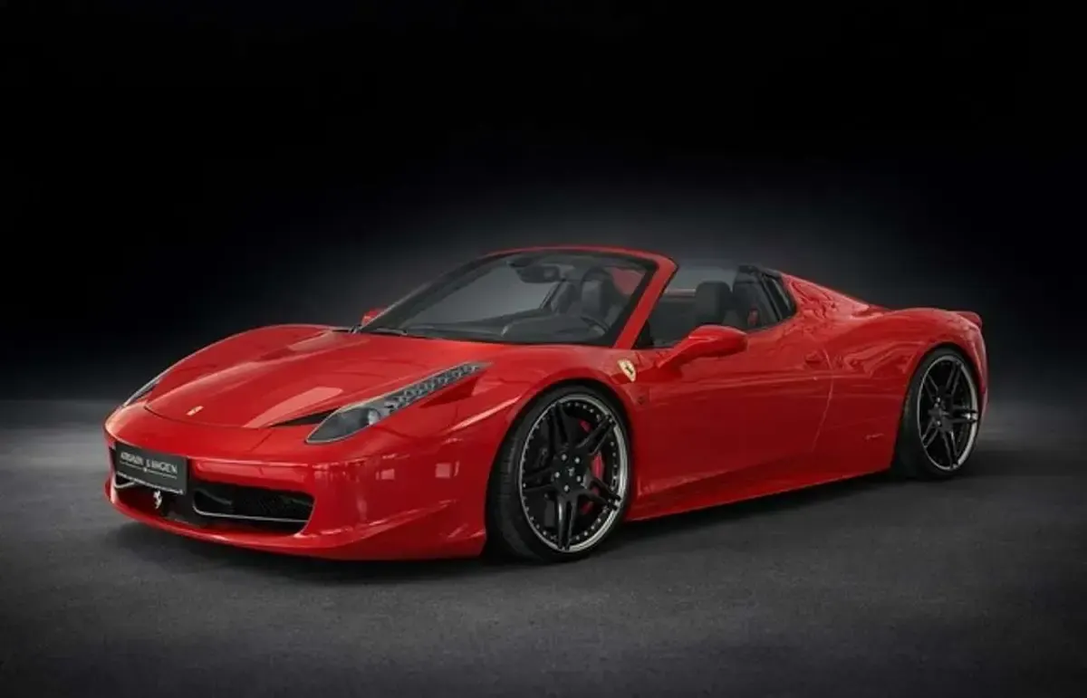 Second-hand Ferrari 458 570 CP (419 kW) 2012 Roșu Cabrio