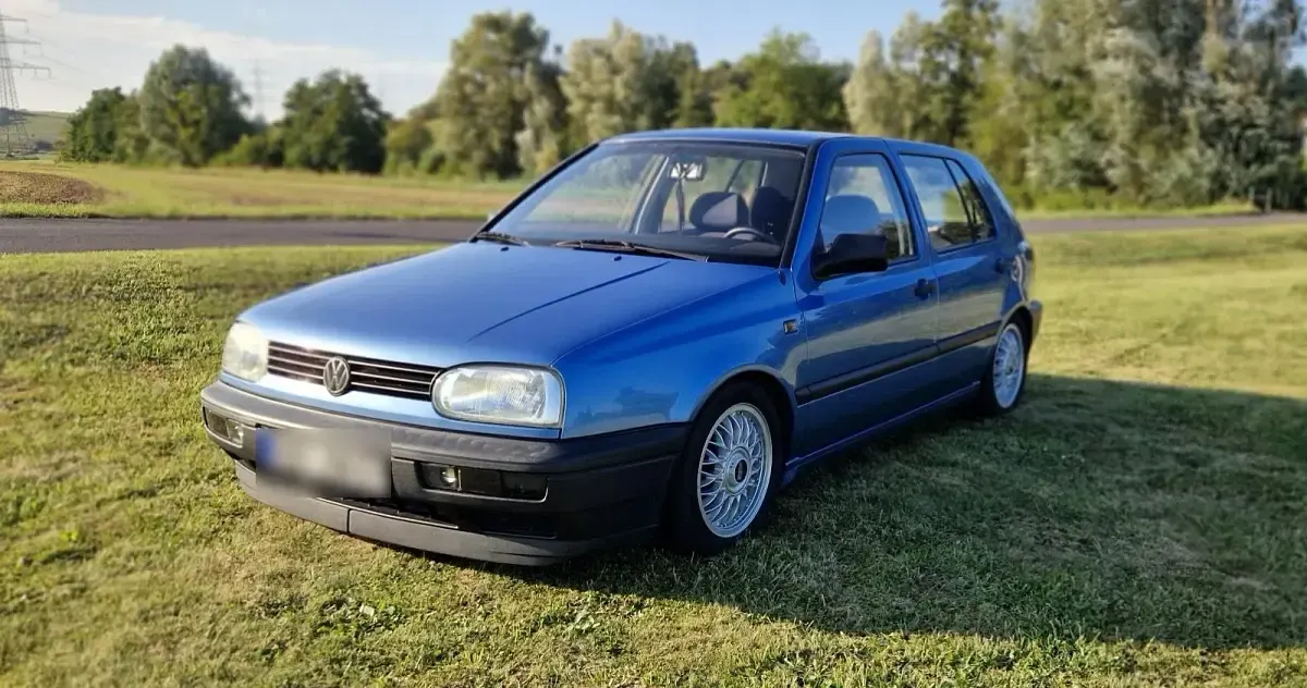 Gebraucht VW Golf III 60 PS (44 kW) 1992 Blau Kleinwagen