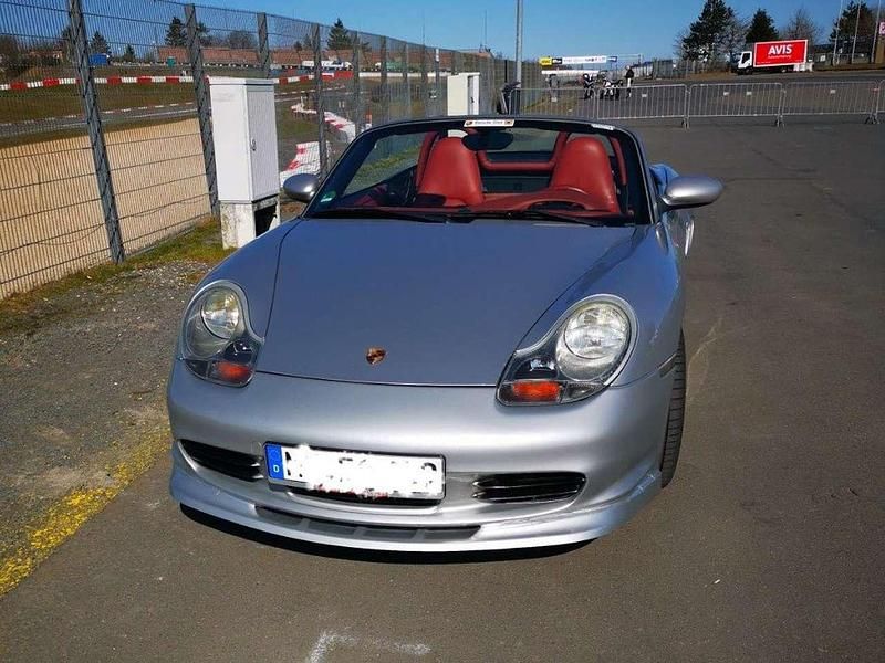 Grau Gebraucht 2003 Porsche Boxster S Cabrio | 23.990 € - Bild 1/4