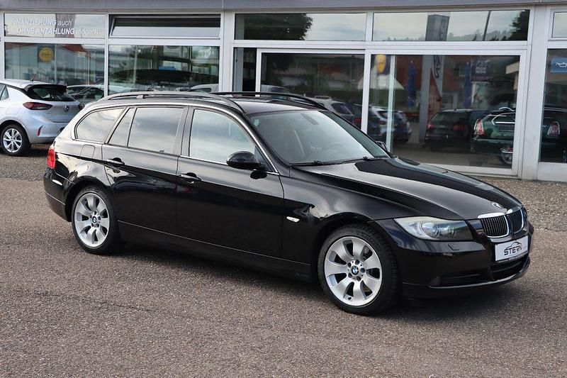 Schwarz Gebraucht 2007 BMW 325 Sport Line Limousine | 1.990 € (Superpreis) - Bild 1/4