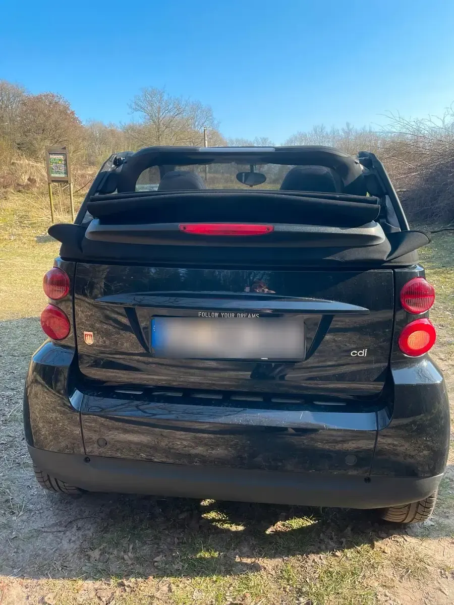 Gebraucht Smart ForTwo Cabrio 45 PS (33 kW) 2010 Schwarz Cabrio