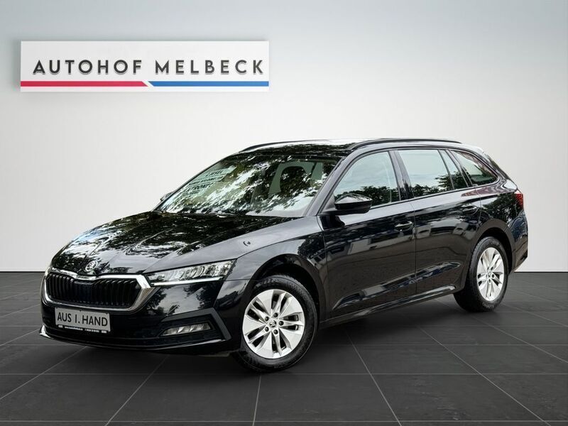 Schwarz Gebraucht 2022 Skoda Octavia Ambition Kombi | 14.990 € - Bild 1/4