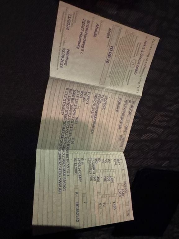 Gebraucht Opel Corsa 75 PS (55 kW) 2001 Grau Kleinwagen