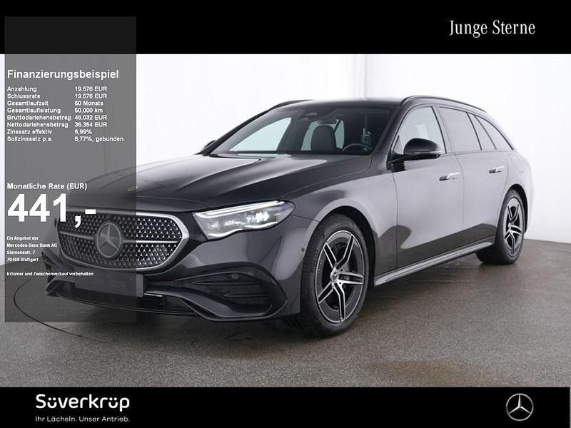 Grau Gebraucht 2024 Mercedes E300 AMG Limousine | 55.930 € (Superpreis) - Bild 1/2