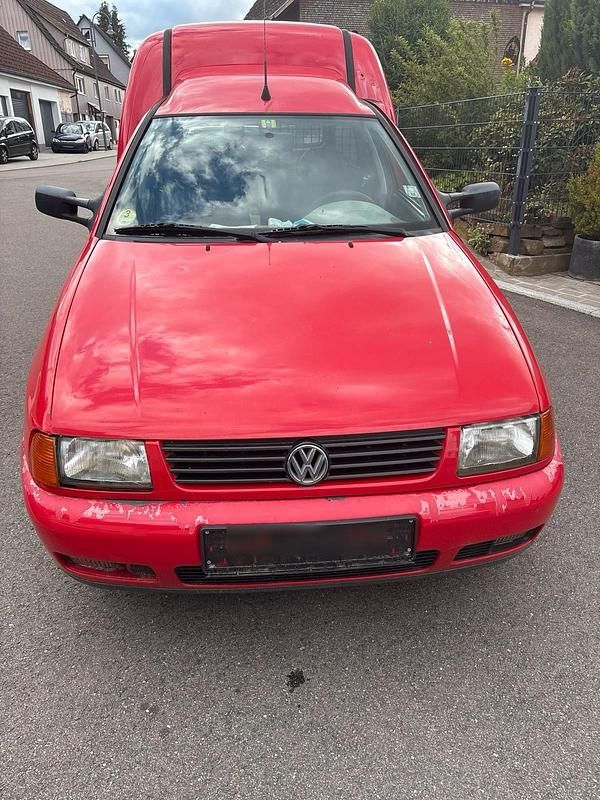 Rot Gebraucht 2002 VW Caddy Van / Kleinbus | 500 € (Superpreis) - Bild 1/4