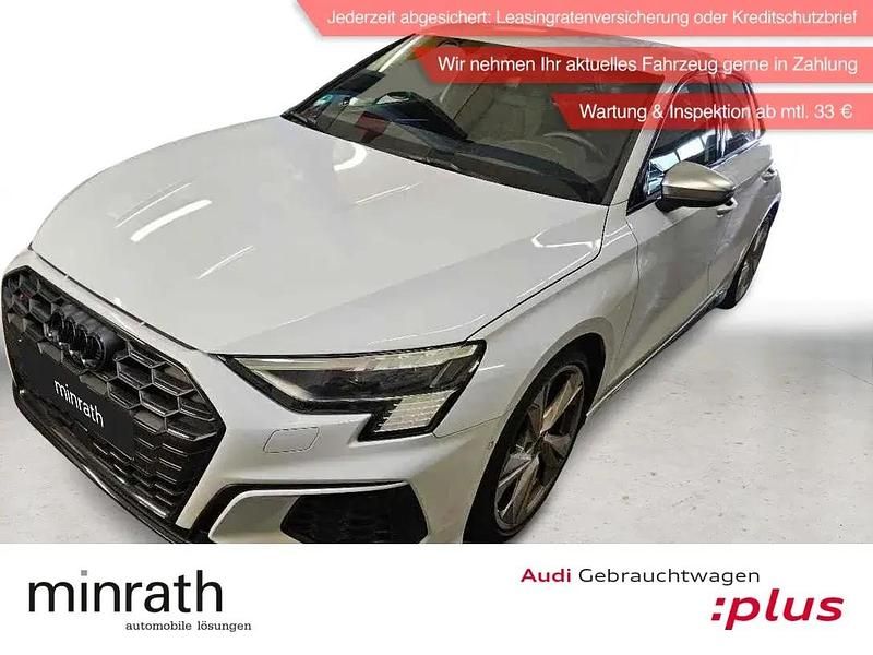 Weiß Gebraucht 2024 Audi S3 Ambiente Limousine | 38.829 € (Guter Preis) - Bild 1/4