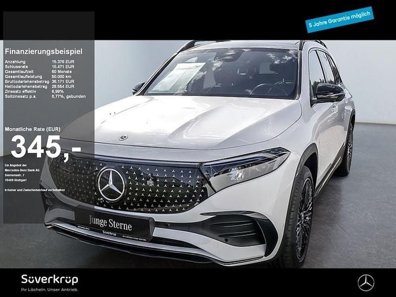 Weiß Gebraucht 2024 Mercedes EQB300 Premium SUV | 42.530 € (Etwas zu teuer) - Bild 1/2