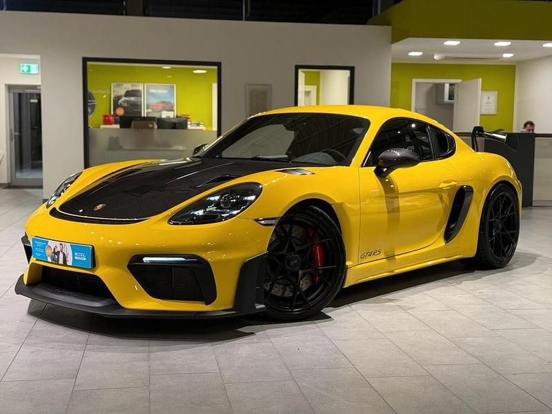 Gelb Gebraucht 2024 Porsche 718 Cayman GT4 Chrono Coupé | 163.995 € (Etwas zu teuer) - Bild 1/4