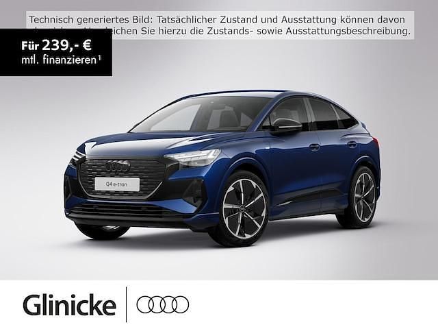 Navarrablau metallic Gebraucht 2024 Audi Q4 Sportback e-tron Ambiente SUV | 44.390 € (Teuer) - Bild 1/3