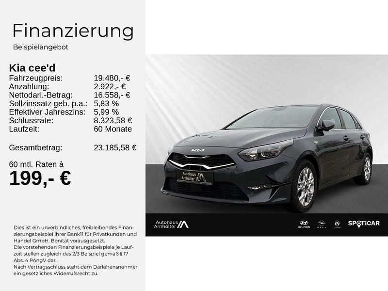 Gebraucht Kia Ceed Vision 160 PS (117 kW) 2022 Grau Kleinwagen