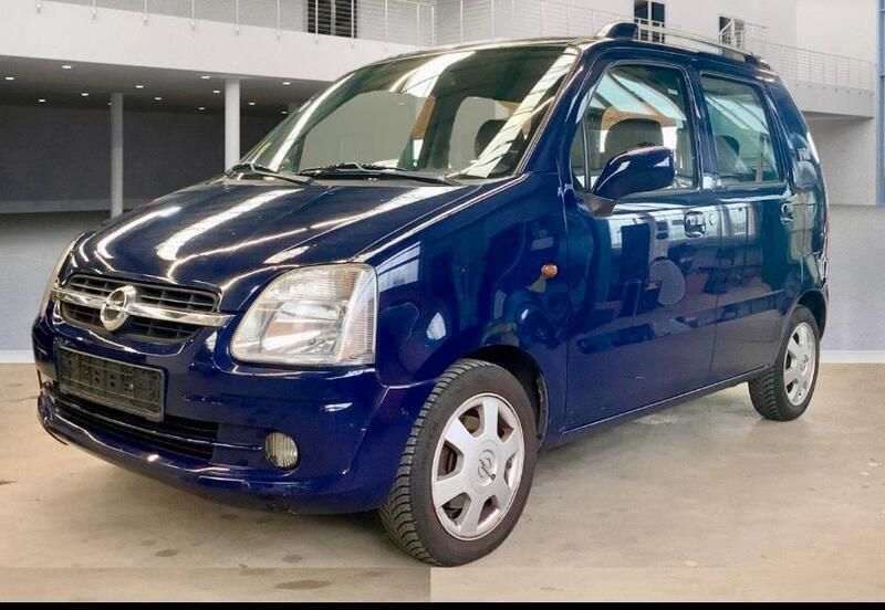 Blau Gebraucht 2004 Opel Agila Kleinwagen | 800 € (Guter Preis) - Bild 1/4