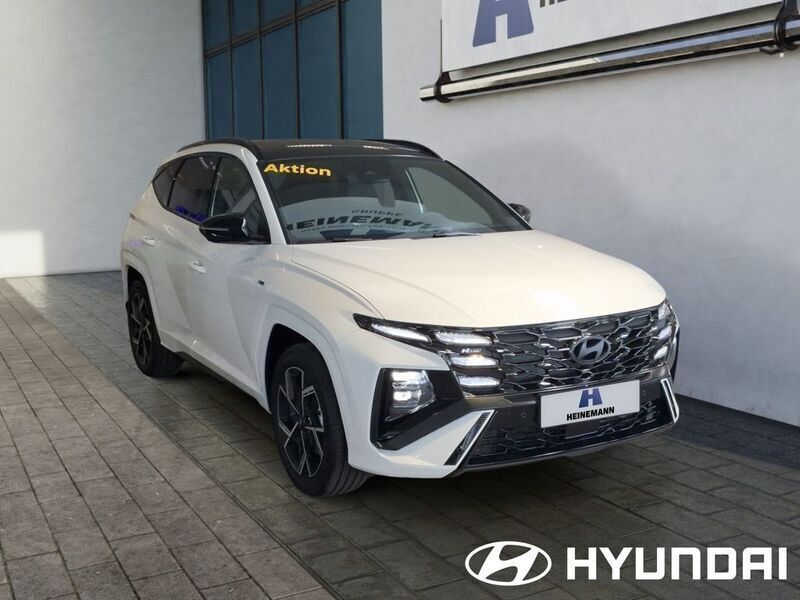 Serenity white mineraleffekt Neu 2025 Hyundai Tucson N Line SUV | 44.440 € (Etwas zu teuer) - Bild 1/4