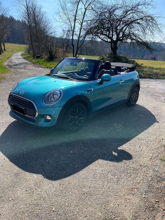 Blau Gebraucht 2017 Mini One Cabriolet Cabrio | 15.500 € (Fairer Preis) - Bild 1/4