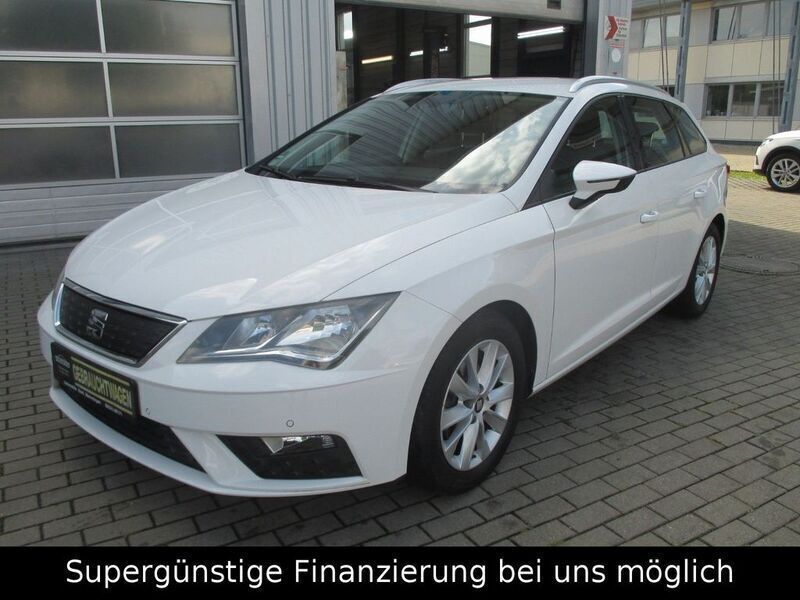 Weiß Gebraucht 2017 Seat Leon ST Ecomotive Kombi | 14.690 € (Fairer Preis) - Bild 1/4