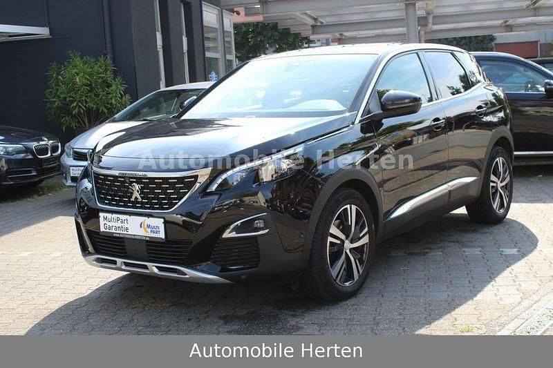 Lackierung schwarz perla nera/ Gebraucht 2019 Peugeot 3008 Allure GT-Line SUV | 20.390 € (Fairer Preis) - Bild 1/4