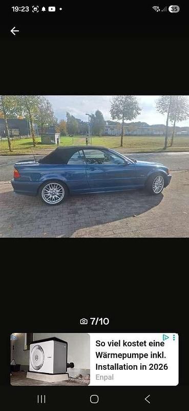 Gebraucht BMW 325 Cabriolet 192 PS (141 kW) 2000 Blau Cabrio
