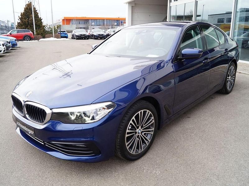 Gebraucht BMW 530 Sport Line 252 PS (185 kW) 2019 Blau Limousine