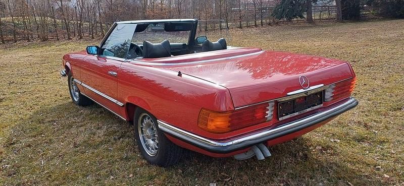 Gebraucht Mercedes SL350 200 PS (147 kW) 1972 Rot Cabrio