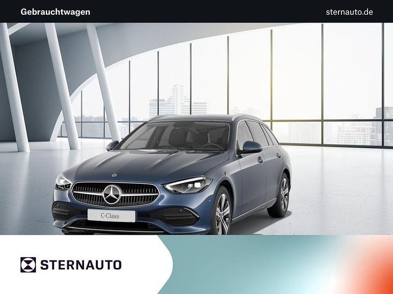 Metalliclack sodalithblau Gebraucht 2023 Mercedes C220 Avantgarde Kombi | 27.965 € (Guter Preis) - Bild 1/4