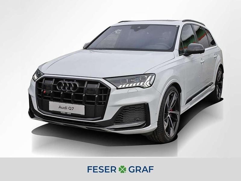 Gletscherweiß metallic Gebraucht 2023 Audi SQ7 Competition SUV | 109.790 € - Bild 1/4