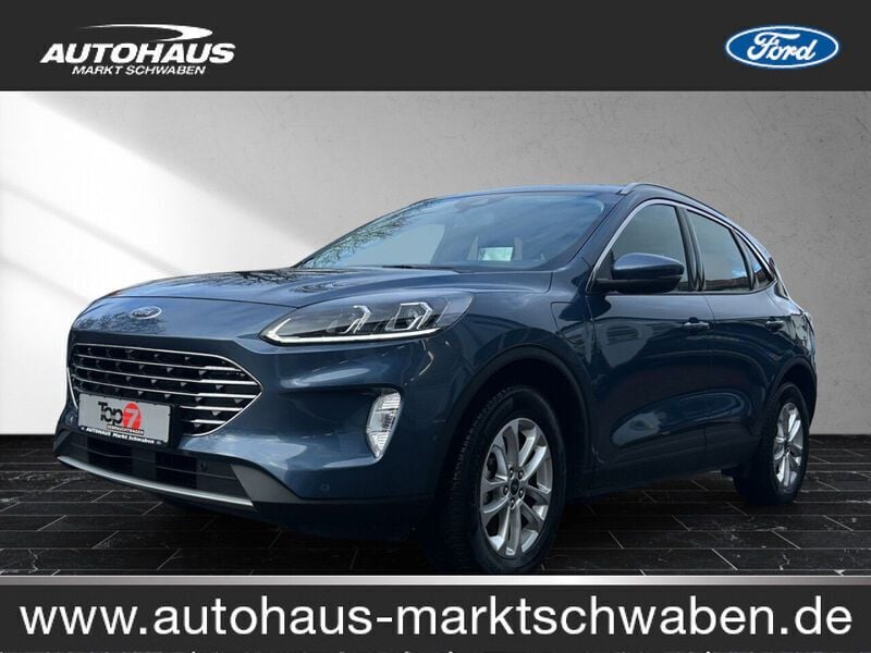 Chromablau (blau) Gebraucht 2022 Ford Kuga Titanium SUV | 29.990 € (Fairer Preis) - Bild 1/4