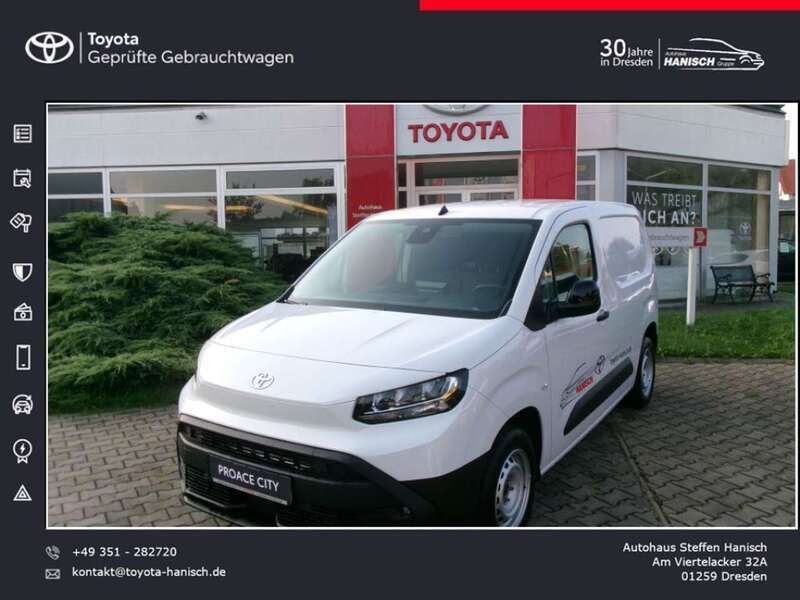 Weiß Gebraucht 2024 Toyota Proace City Van | 24.890 € (Etwas zu teuer) - Bild 1/4
