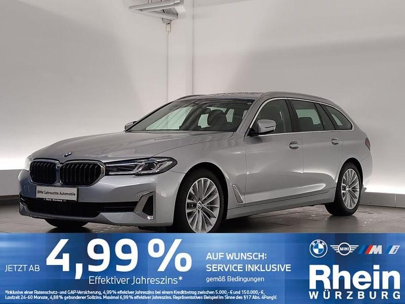 Silber Gebraucht 2021 BMW 540 Luxury Line Kombi | 41.879 € (Guter Preis) - Bild 1/4