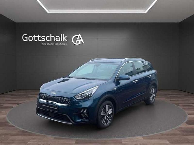 Ozeanblau metallic Gebraucht 2020 Kia Niro Vision SUV | 19.888 € (Fairer Preis) - Bild 1/4