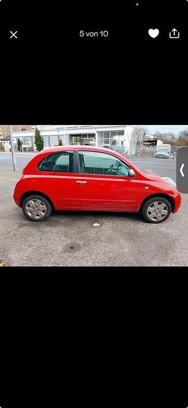 Gebraucht Nissan Micra 65 PS (47 kW) 2009 Rot Kleinwagen