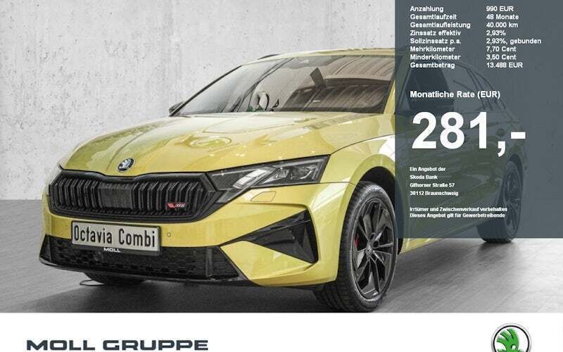 Gold Neu 2025 Skoda Octavia RS Kombi | 41.980 € (Etwas zu teuer) - Bild 1/4