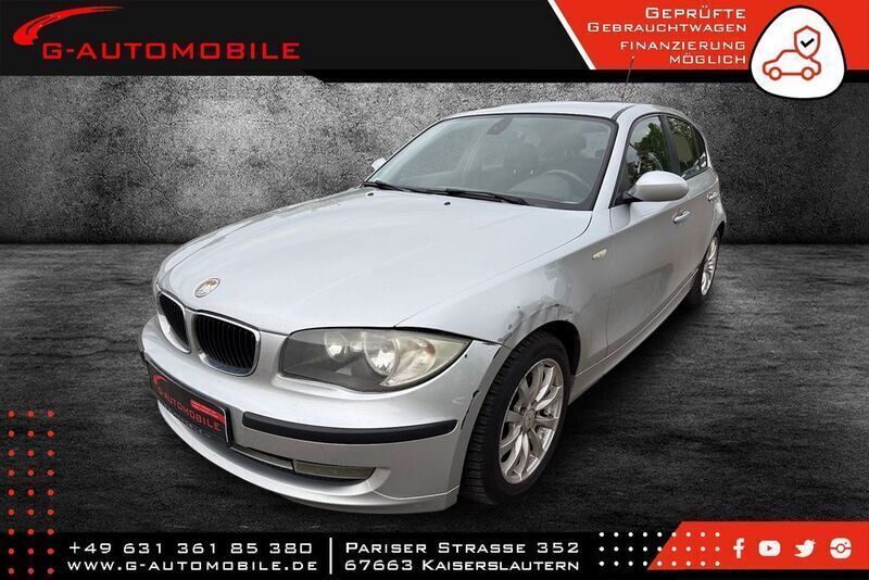 Silber Gebraucht 2008 BMW 118 Advantage Kleinwagen | 1.999 € (Superpreis) - Bild 1/4