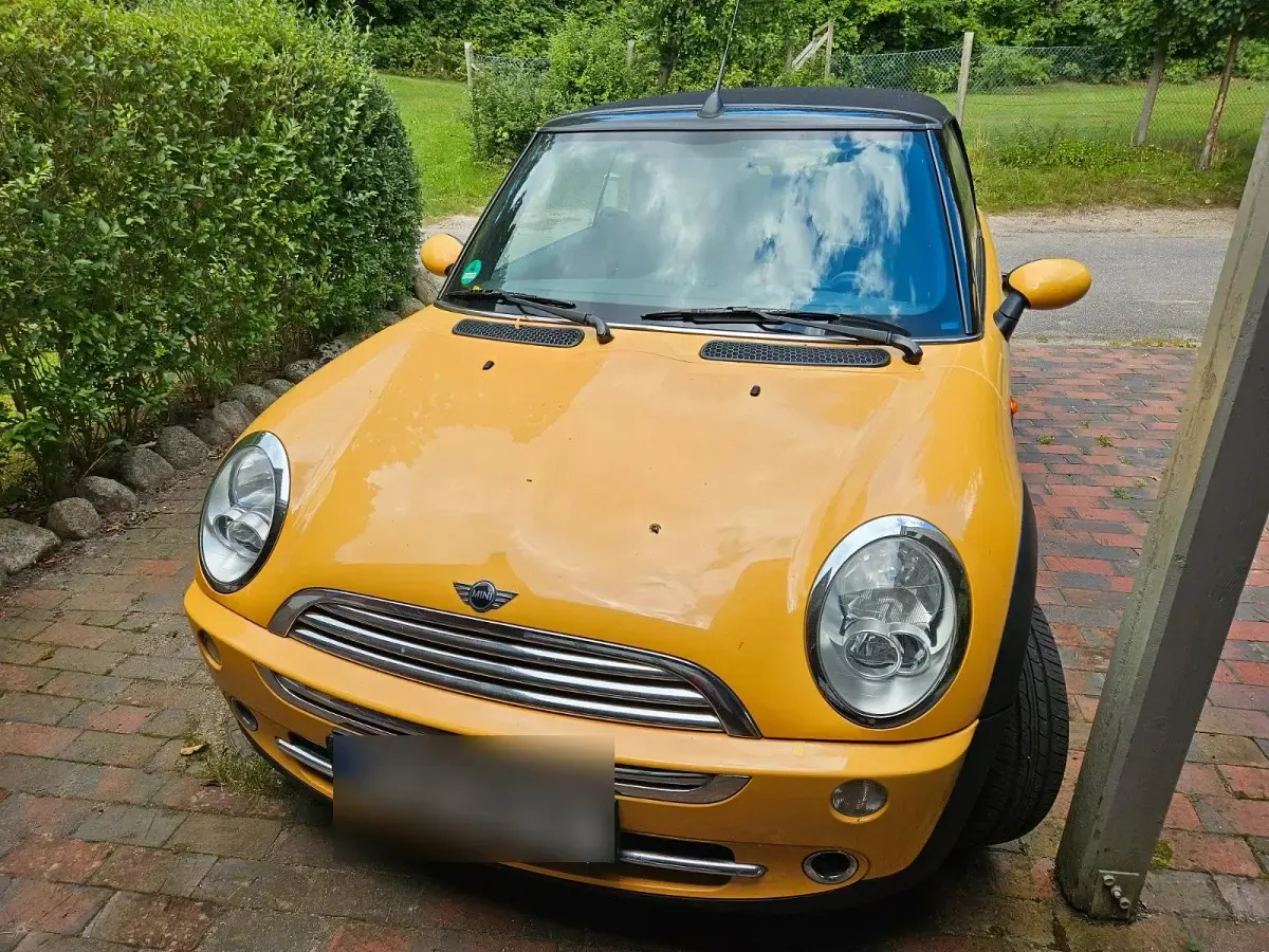 Gebraucht Mini One Cabriolet 116 PS (85 kW) 2007 Gelb Cabrio
