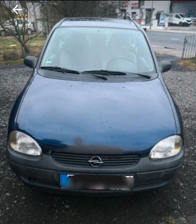 Blau Gebraucht 1998 Opel Corsa Limousine | 850 € (Guter Preis) - Bild 1/4