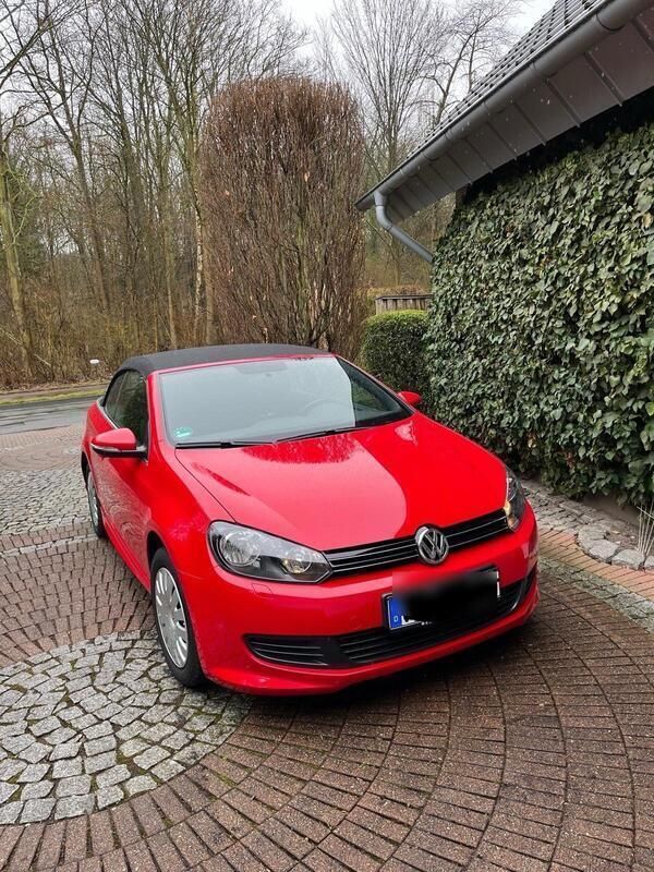 Rot Gebraucht 2016 VW Golf Cabriolet Cabrio | 12.500 € (Fairer Preis) - Bild 1/4