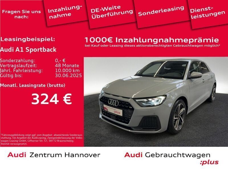 Pfeilgrau perleffekt Gebraucht 2024 Audi A1 Sportback Advanced Plus Kleinwagen | 28.850 € (Etwas zu teuer) - Bild 1/4