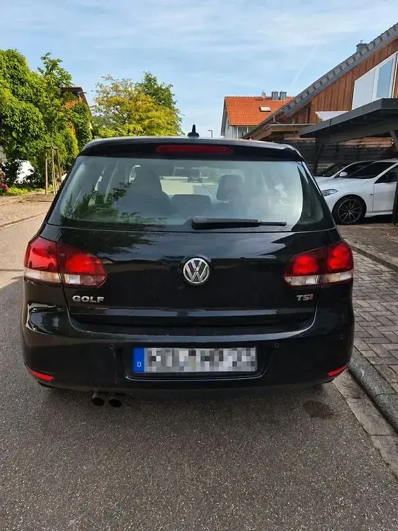 Gebraucht VW Golf VI Highline 122 PS (89 kW) 2010 Schwarz Kleinwagen
